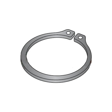 Newport Fasteners External Retaining Ring, Steel Black Phosphate Finish, 1-3/8 in Shaft Dia, 500 PK 610680
